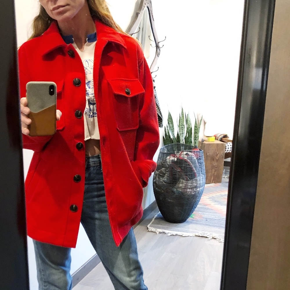 shirt jacket - M